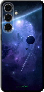 TPU чехол Планеты в синем космосе для Samsung Galaxy S24 FE - 171b-3772 изображение 