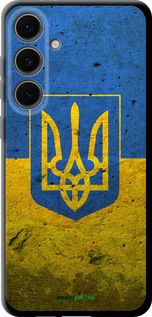 TPU чехол Флаг и герб Украины 2 для Samsung Galaxy S24 FE - 378b-3772 изображение 