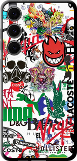 TPU чехол Many different logos для Samsung Galaxy S24 FE - 4022b-3772 изображение 