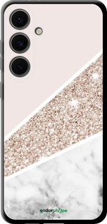 TPU чехол Пастельный мрамор для Samsung Galaxy S24 FE - 4342b-3772 изображение 