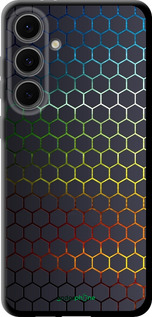 TPU чехол Переливающиеся соты для Samsung Galaxy S24 FE - 498b-3772 изображение 