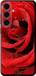 TPU чехол Красная роза для Samsung Galaxy S24 FE - 529b-3772 изображение 