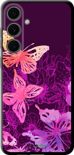 TPU чехол Бабочки v2 для Samsung Galaxy S24 FE - 5475b-3772 изображение 