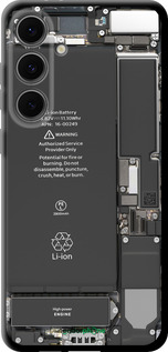 TPU чехол Детали смартфона для Samsung Galaxy S24 FE - 5487b-3772 изображение 