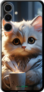 TPU чехол White cat для Samsung Galaxy S24 FE - 5646b-3772 изображение 