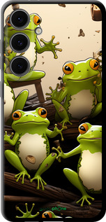 TPU чехол Жабки для Samsung Galaxy S24 FE - 5656b-3772 изображение 