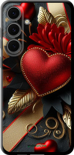 TPU чехол Сердечки v2 для Samsung Galaxy S24 FE - 5832b-3772 изображение 