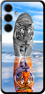 TPU чехол Тигр для Samsung Galaxy S24 FE - 6016b-3772 изображение 