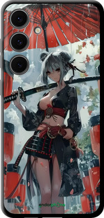 TPU чехол Гейша-воин для Samsung Galaxy S24 FE - 6124b-3772 изображение 