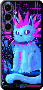 TPU чехол Кот панк для Samsung Galaxy S24 FE - 6311b-3772 изображение 