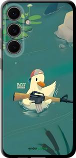 TPU чехол Уточка с автоматом для Samsung Galaxy S24 FE - 6356b-3772 изображение 