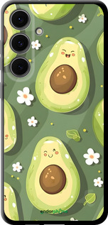 TPU чехол Авокадо для Samsung Galaxy S24 FE - 6380b-3772 изображение 