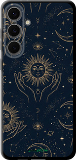 TPU чехол Celestial Harmony: Sun & Moon Gold Mystic Pattern для Samsung Galaxy S24 FE - 6778b-3772 изображение 