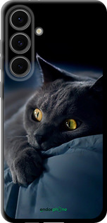 TPU чехол 'Дымчатый кот' для Samsung Galaxy S24 FE изображение 2