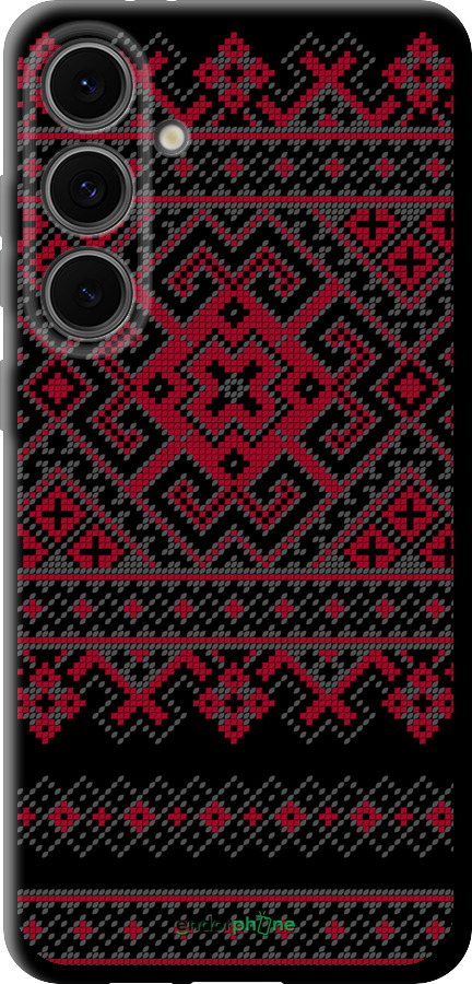 TPU чехол Вышиванка 52 для Samsung Galaxy S24 FE - 1763b-3772 изображение 