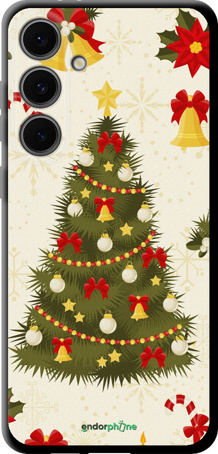 TPU чехол Новорічна ялинка для Samsung Galaxy S24 FE - 4198b-3772 изображение 