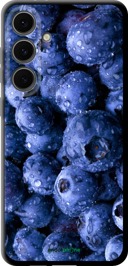 TPU чехол Голубика для Samsung Galaxy S24 FE - 4459b-3772 изображение 