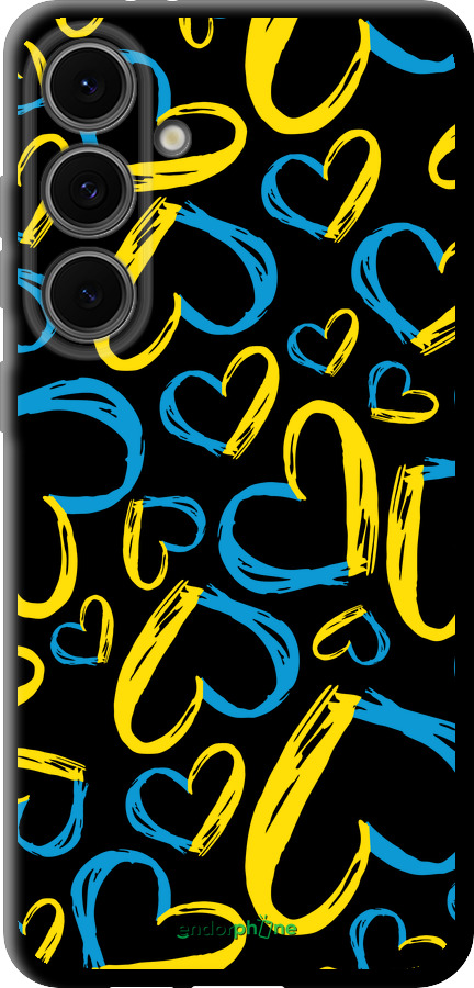 TPU чехол Сердца UA для Samsung Galaxy S24 FE - 5292b-3772 изображение 