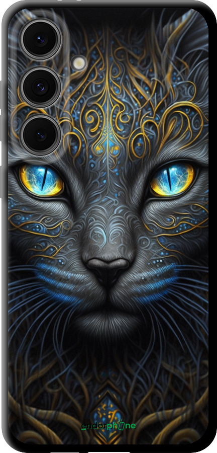 TPU чехол Кошка для Samsung Galaxy S24 FE - 5548b-3772 изображение 