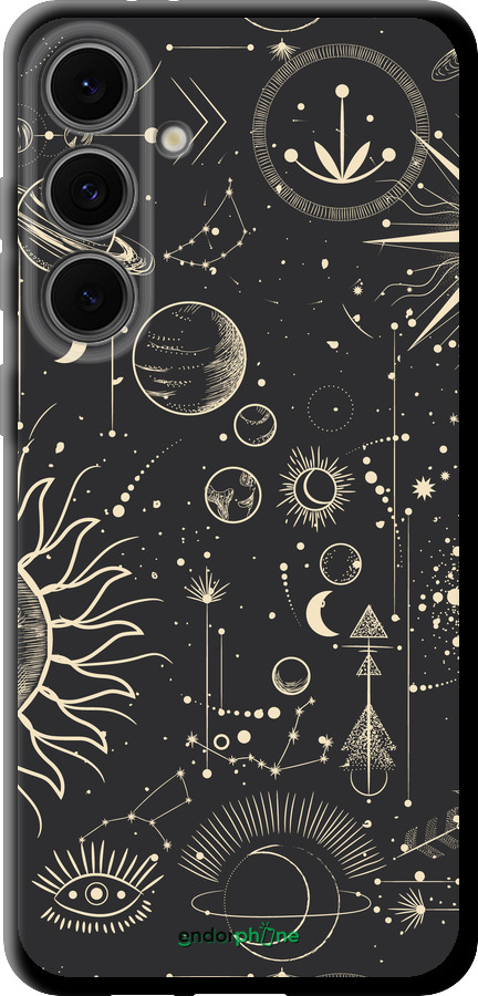 TPU чехол Фаза луны для Samsung Galaxy S24 FE - 5605b-3772 изображение 