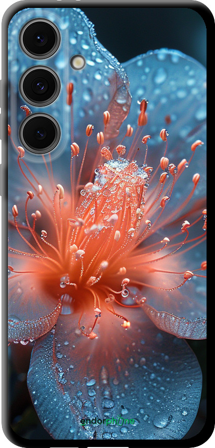 TPU чехол Роса на цветке для Samsung Galaxy S24 FE - 6039b-3772 изображение 