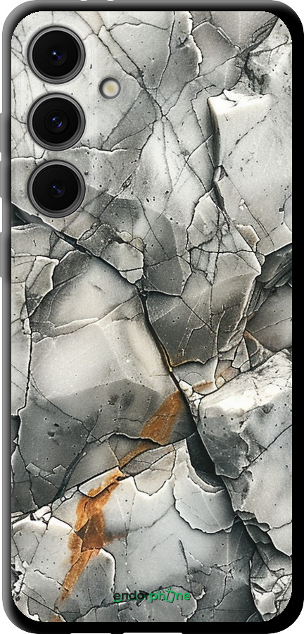 TPU чехол Сірий мармур для Samsung Galaxy S24 FE - 6041b-3772 изображение 