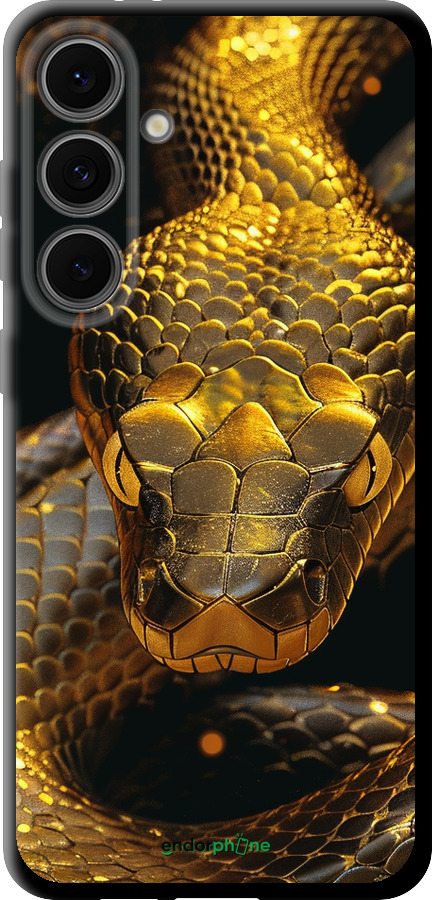TPU чехол Golden snake для Samsung Galaxy S24 FE - 6072b-3772 изображение 