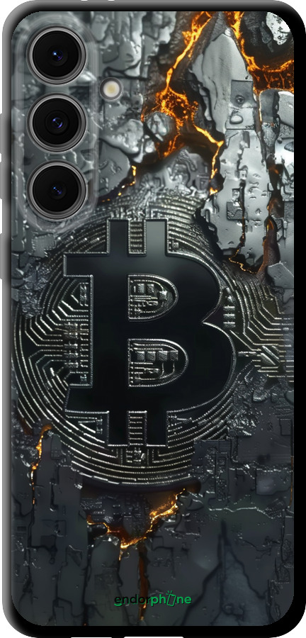 TPU чехол Раскаленный биткойн для Samsung Galaxy S24 FE - 6091b-3772 изображение 