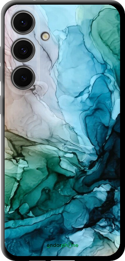 TPU чехол С красочной абстрактной картиной Соленые берега для Samsung Galaxy S24 FE - 6405b-3772 изображение 