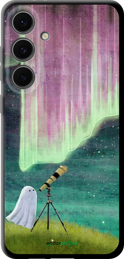 TPU чехол Привидение и звезды для Samsung Galaxy S24 FE - 6443b-3772 изображение 