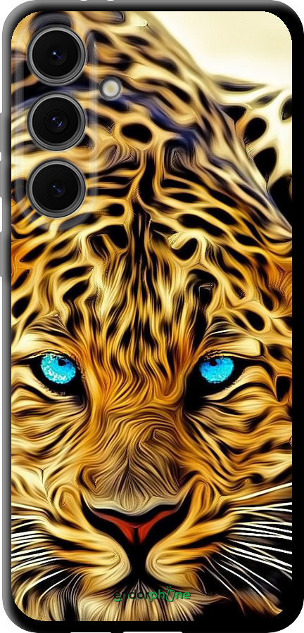 TPU чехол Леопард для Samsung Galaxy S24 FE - 6611b-3772 изображение 