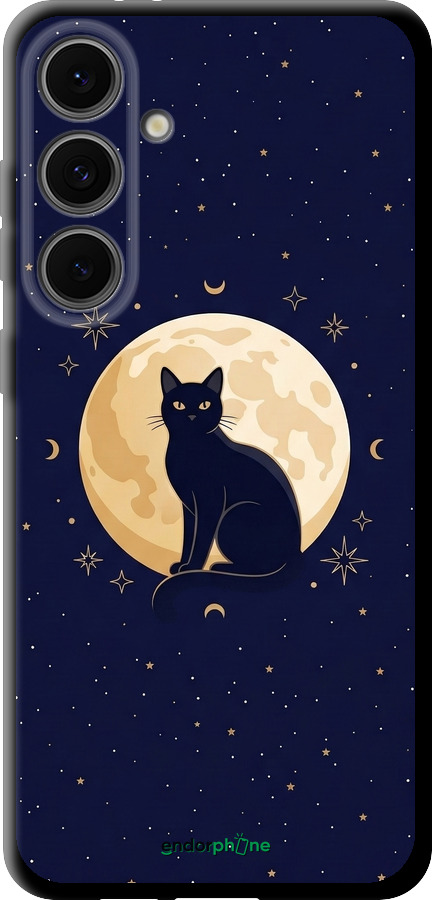TPU чехол Cute Cat Celestial/Witchy для Samsung Galaxy S24 FE - 6787b-3772 изображение 
