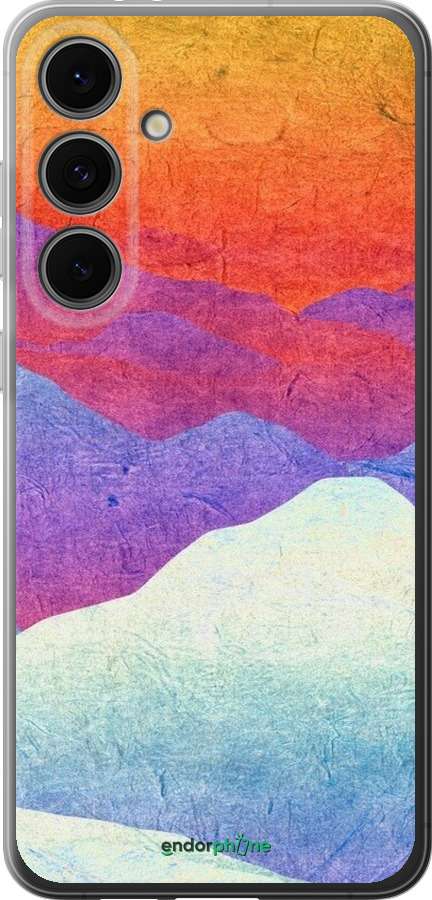 Силиконовый чехол Горный закат для Samsung Galaxy S24 FE - 6479u-3772 изображение 