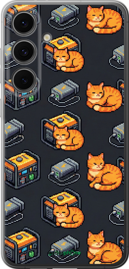 Силиконовый чехол Autonomous Zone для Samsung Galaxy S24 FE - 6771u-3772 изображение 