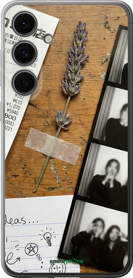 Силиконовый чехол Aesthetic Scrapbook Collage для Samsung Galaxy S24 FE - 6773u-3772 изображение 