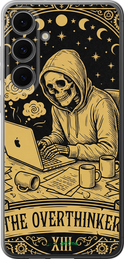 Силиконовый чехол The Overthinker для Samsung Galaxy S24 FE - 6774u-3772 изображение 