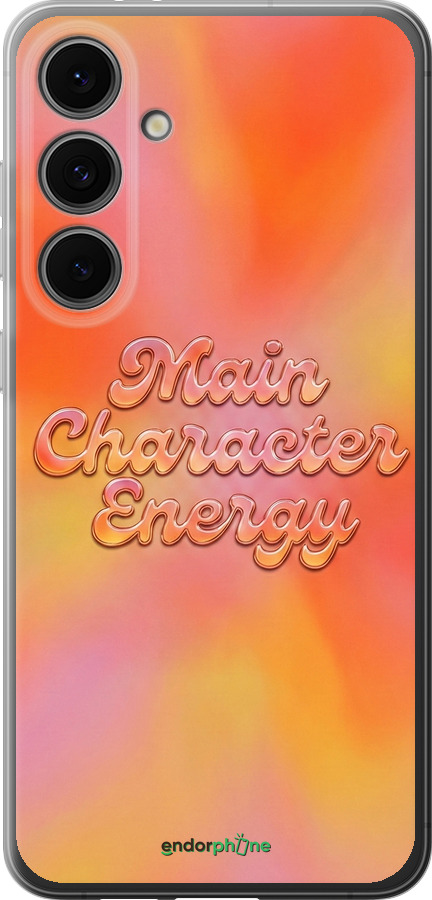 Силиконовый чехол Aura Gradient Main Character Energy Aesthetic Y2K для Samsung Galaxy S24 FE - 6783u-3772 изображение 