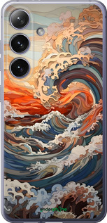 Силіконовий чехол Арт хвилі для Samsung Galaxy S24 Plus - 6324u-3388 изображение 