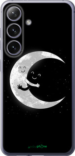 Силиконовый чехол Лунные объятия для Samsung Galaxy S24 Plus - 6508u-3388 изображение 