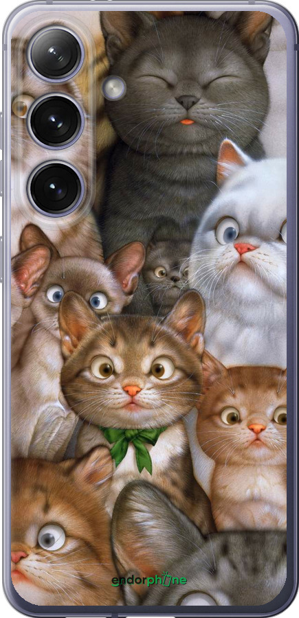 

Силіконовий чохол "Коти" для Samsung Galaxy S24 Plus
