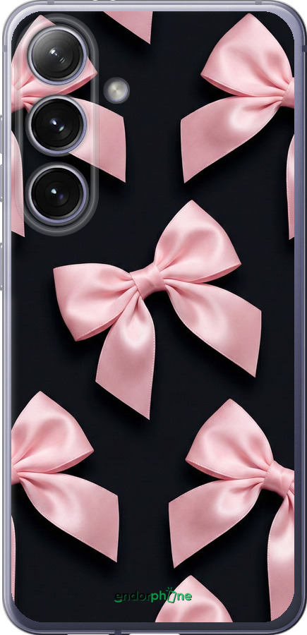 Силиконовый чехол Coquette Ribbons Dark Coquette для Samsung Galaxy S24 Plus - 6767u-3388 изображение 