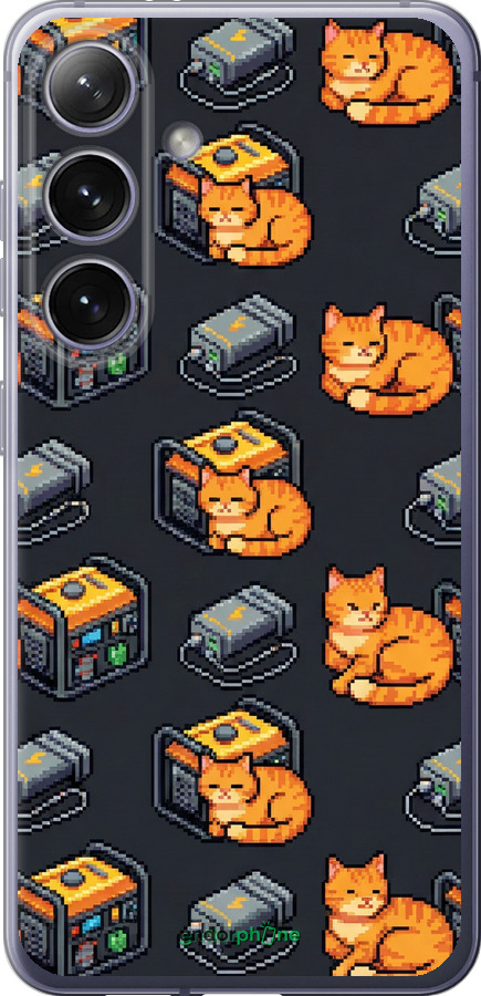 Силиконовый чехол Autonomous Zone для Samsung Galaxy S24 Plus - 6771u-3388 изображение 