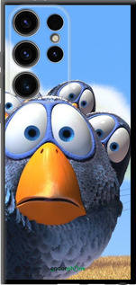 TPU чехол Angry Birds для Samsung Galaxy S24 Ultra - 6008b-3389 изображение 