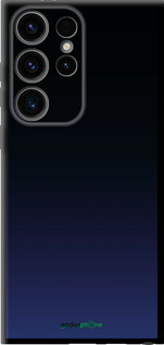 TPU чехол Градиент в тёмно - синем стиле для Samsung Galaxy S24 Ultra - 6542b-3389 изображение 
