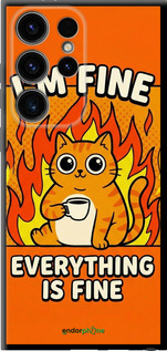 TPU чехол 'Funny Cat' для Samsung Galaxy S24 Ultra изображение 5
