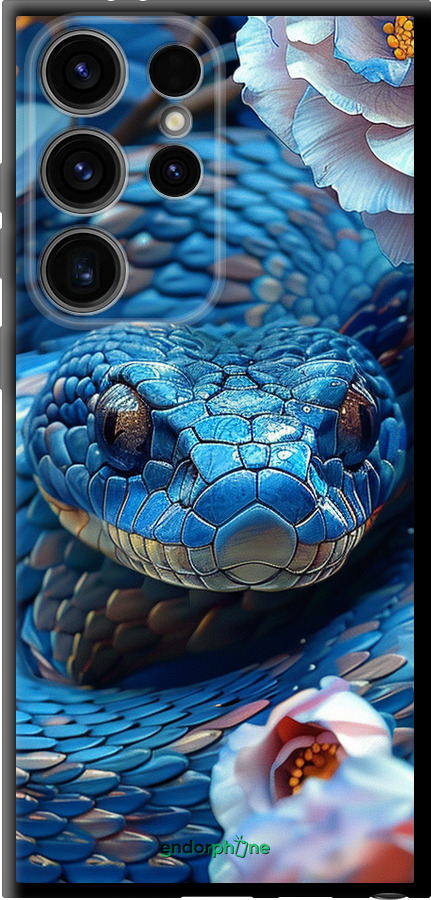 TPU чехол Blue Snake для Samsung Galaxy S24 Ultra - 6079b-3389 изображение 