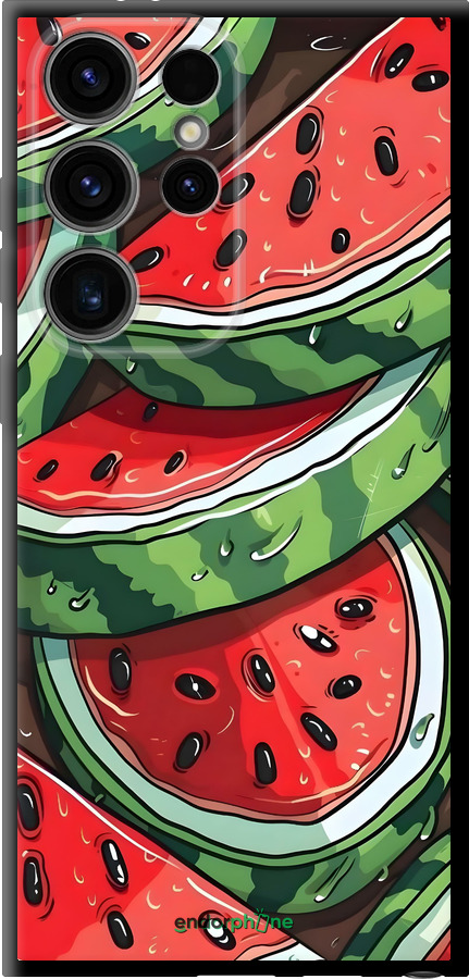 TPU чехол Арбуз для Samsung Galaxy S24 Ultra - 6315b-3389 изображение 