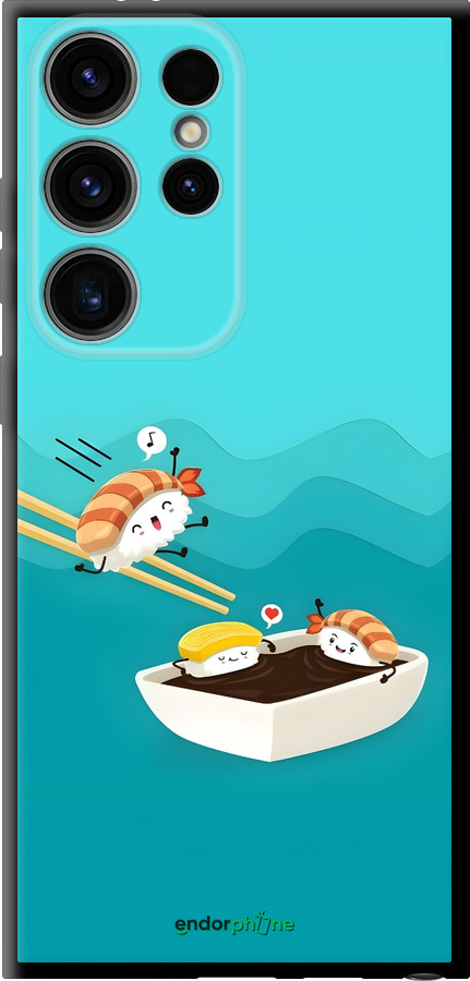 TPU чехол Суши для Samsung Galaxy S24 Ultra - 6354b-3389 изображение 