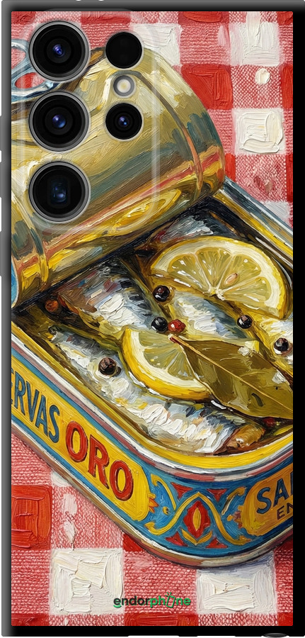 TPU чехол Vintage Sardine Tin Phone для Samsung Galaxy S24 Ultra - 6772b-3389 изображение 