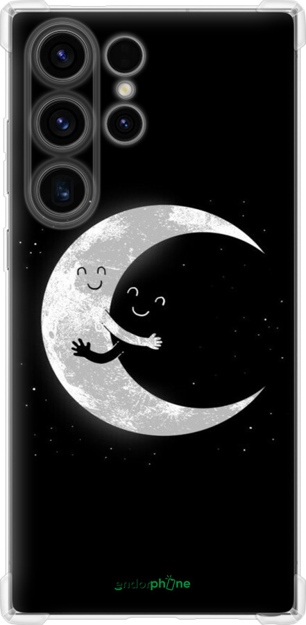 Силикон с усиленными углами чехол Лунные объятия для Samsung Galaxy S24 Ultra - 6508sp-3389 изображение 